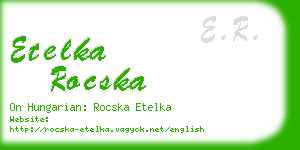 etelka rocska business card